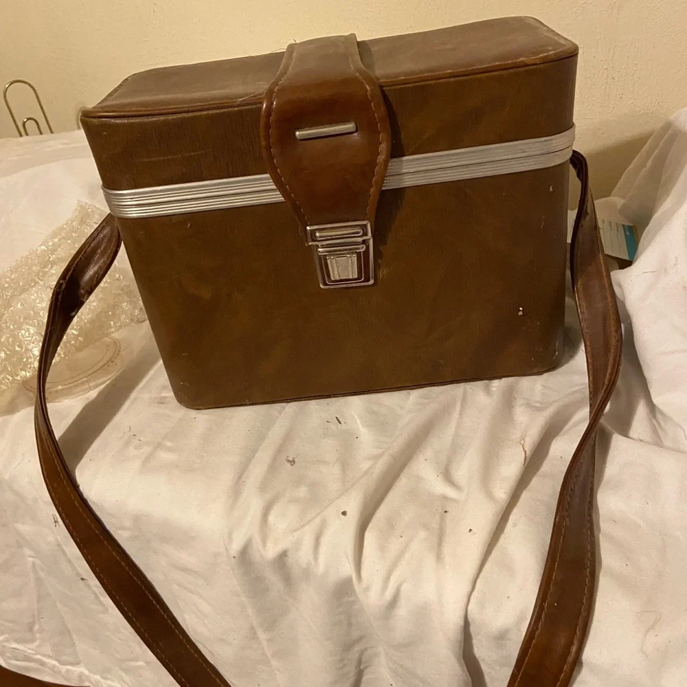 Vintage Canon camera with carrying case